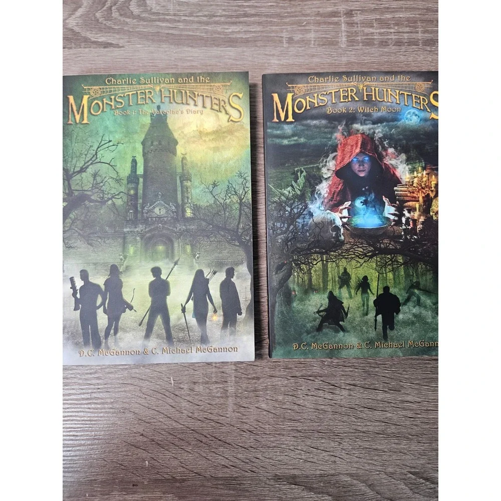 Charlie Sullivan and the Monster Hunters Books 1 & 2 D.C. McGannon Paperback Set